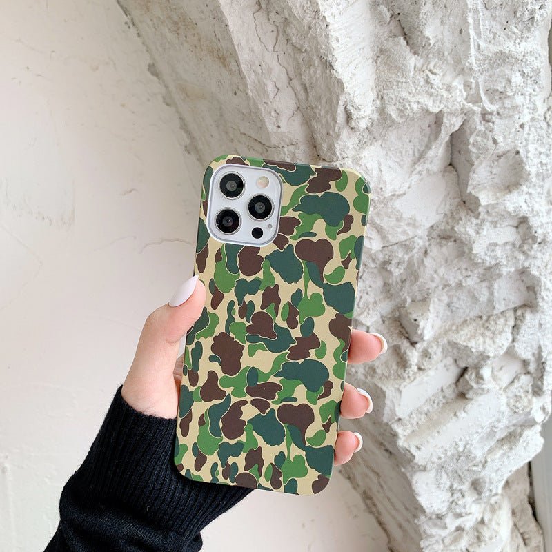 Coque rigide à motif camouflage pour iPhone - Shopbyshopima